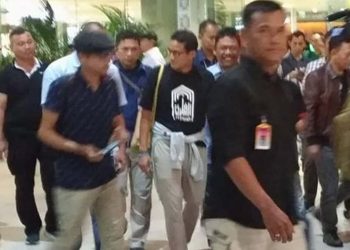 Ratusan Personel Polda Bali Amankan Kedatangan Cawapres Sandiaga Uno