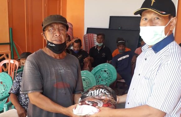 Menjelang Lebaran, Wisnaya Wisna Berbagi dan Sambangi Warga Muslim