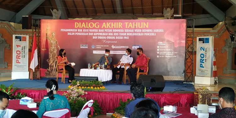 LSM KoMPaK Gelar Dialog Akhir Tahun, Dorong Tuntaskan Reforma Agraria