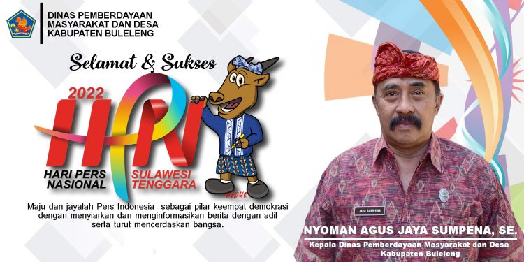 Kadis PMD Jaya Sumpena Mengucapkan Selamat HPN 2022