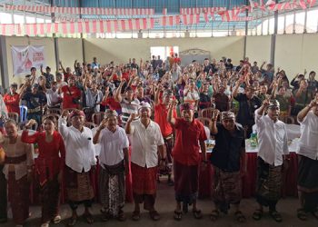 Kampanye Putaran Pertama di Busungbiu, Sutjidra Supriatna Didampingi Kariyasa Adnyana